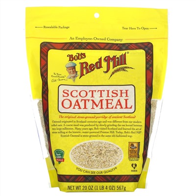 Bob's Red Mill, Scottish Oatmeal, 20 oz ( 567 g)