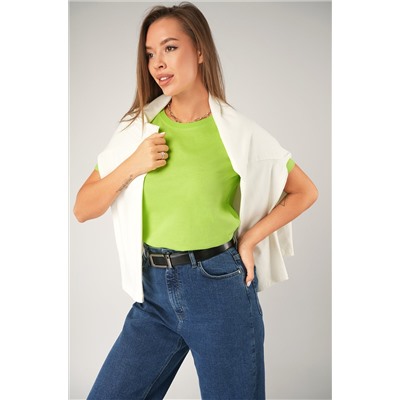 Женская базовая хлопковая футболка Happyfox