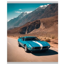 Тетрадь 80л. "Машина моей мечты" клетка, скрепка