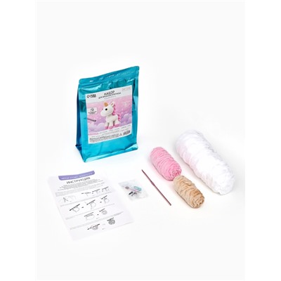 Набор для вязания игрушки «Единорожка», 18 см, амигуруми