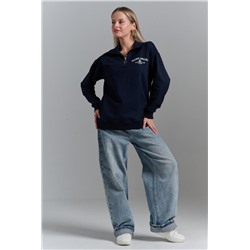 7482W толстовка женская (Темно-синий)
