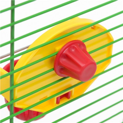 Игрушка для птиц «Баскетбольное кольцо», 9.5×11×6 см (мяч 2.5 см, корзина 4.6 см)