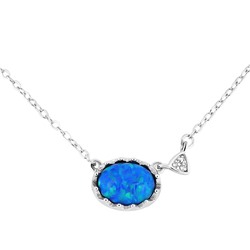 Колье, опал, BL-12