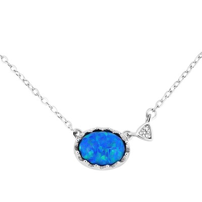 Колье, опал, BL-12