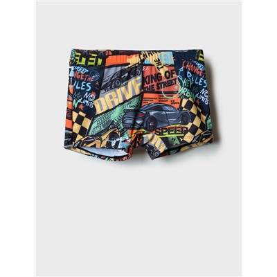 Плавки-шорты трикотажные для мальчиков, средней длины