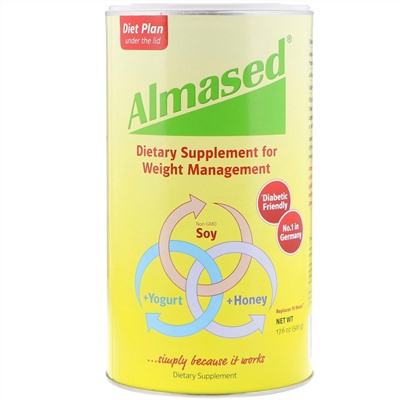 Almased USA, Almased, добавка для управления весом, 500 г (17,6 унций)