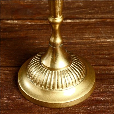 Подсвечник «Асгард», на 3 свечи, 28×10×34 см, алюминий