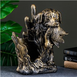 Подставка для бутылки «Охота», под бронзу, 37×22.5×30 см