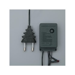 Гирлянда «Нить» 15 м, IP20, тёмная нить, 400 ламп, свечение мульти, 8 режимов, 220 В