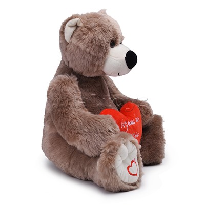 Медведь Адам В37 светло-серый