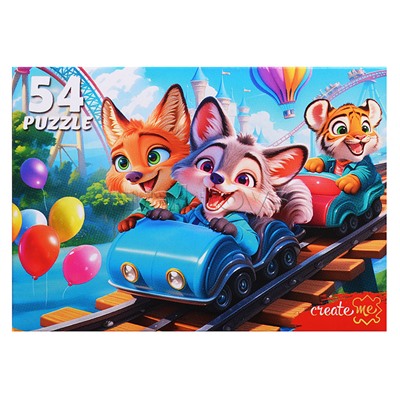 Пазлы 54 "Милые истории" (8 шт в шоубоксе)