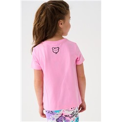 Фуфайка трикотажная для девочек (футболка) PLAYTODAY, 1240010