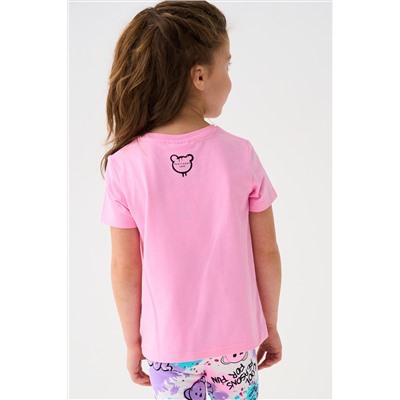 Фуфайка трикотажная для девочек (футболка) PLAYTODAY, 1240010