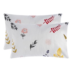 Комплект наволочек «Этель» Flower garden (вид 1), 50×70 см, 2 шт., бязь, хлопок 100%
