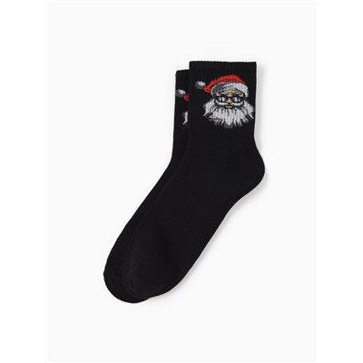 Новогодний подарочный набор «Ho-ho» плед, носки, перчатки, термостакан