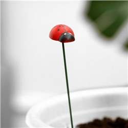 Штекер садовый «Божья коровка дарли», 2.5 см, h=25 см, набор 20 шт.