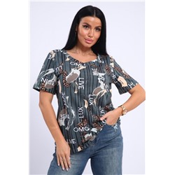 Футболка 35888 (Темно-зеленый)