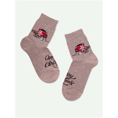 Новогодние БРЕСТСКИЕ НОСКИ ЖЕНСКИЕ 1137Е NEW YEAR
