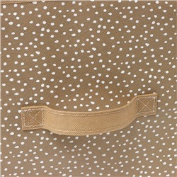 Короб для хранения Доляна Points, 37×27×27 см, бежевый