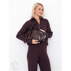 Сумка женская кожаная 1473-2Y d.purple Polina&Eiterou  в Новосибирске