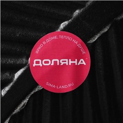 Блюдо для фруктов Доляна «Лист», 35.5×20×5.5 см, цвет золотой с чёрным