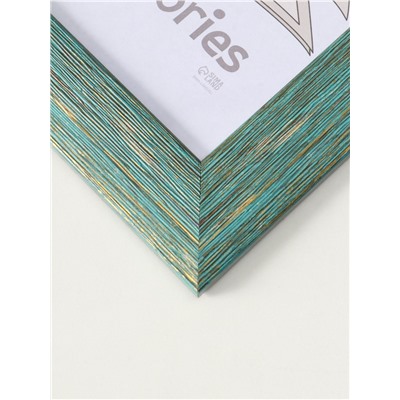 Фоторамка для фото 21×30 см Keep memories Luxe Elegance, с ножкой, пластик, морской, (пластиковый экран)