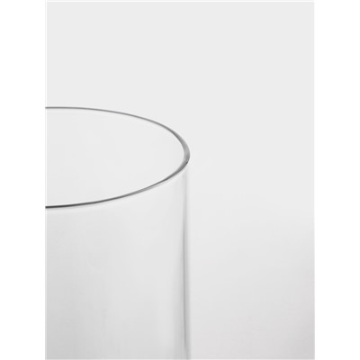 Банка для сыпучих Magistro «Стиль», 1 л, 10.3×19 см, с металлической крышкой, стекло, прозрачная