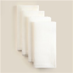 Набор салфеток SL HOME Facile, 40×40 см - 4 шт., лён 100%, плотность 210 г/м²