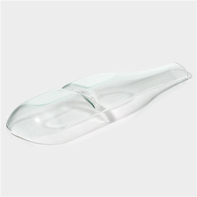 Блюдо стеклянное сервировочное Magistro «Авис», 32,5×10×3,8 см