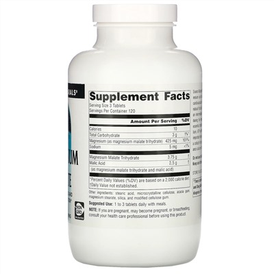 Source Naturals, малат магния, 3750 мг, 360 таблеток