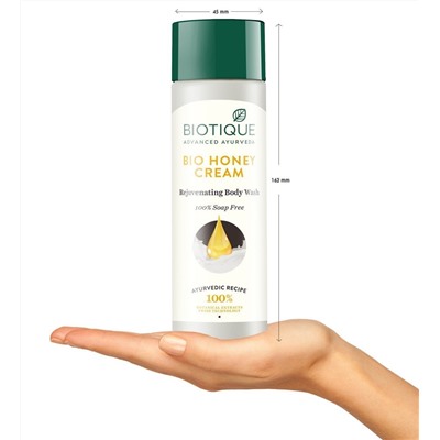 Biotique Honey Cream Rejuvenating Body Wash / Биотик Омолаживающий Крем Для Тела С Медом 190 мл