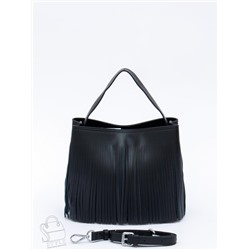 Сумка женская кожаная 2385-1Y black Polina&Eiterou