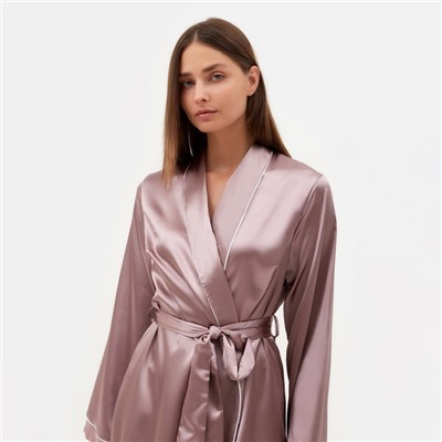 Халат домашний женский MINAKU: Light touch, фиолетовый, размер 48