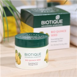 Biotique Quince Seed Anti Ageing Face Massage Cream / Биотик Семенами Айвы Антивозрастной Массажный Крем 50 г