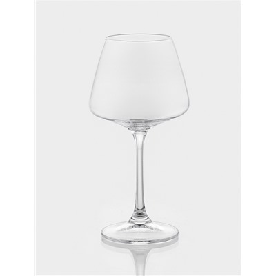 Бокалы для вина Corvus, 350 мл, набор 6 шт., стекло, прозрачные