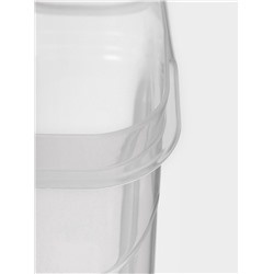 Ёмкость для сыпучих продуктов, 1,5 л, пластик, прозрачная, крышка МИКС