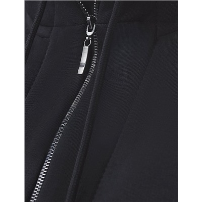 Худи на молнии из премиального футера трехнитки с начесом