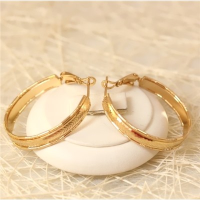 Серьги позолота  H01-10153