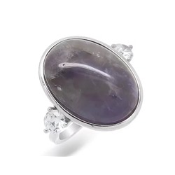 Кольцо из серебра аметист, МЦВ388