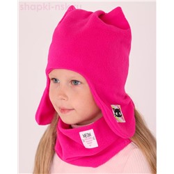 01-14-A Комплект флис (ушанка+снуд) (52-54)