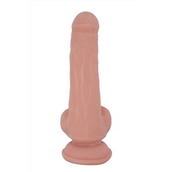 Телесный фаллоимитатор-реалистик Dual Density Dildo - 20 см.