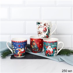 Кружка новогодняя 250 мл /X1188-3 /уп 12/96/