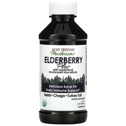 Fungi Perfecti, Elderberry Plus Syrup, 4 fl oz (120 ml)