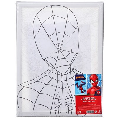 Картина по номерам с подрамником «Человек-паук», 30×40 см