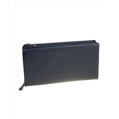 Клатч мужской из натуральной кожи, цвет черный