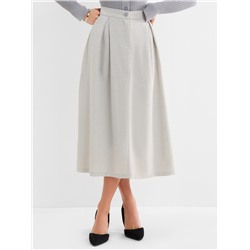Юбка миди женская MINAKU: Modern classic, серая, размер 50