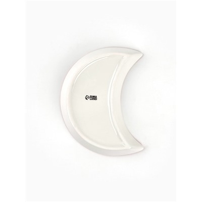 Тарелка плоская «Новогодний венок», 10.5×20 см, ручная работа