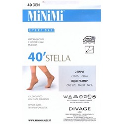 Stella 40 calz. (Носки женские полиамидные 2 пары, MiNiMi )