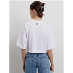 Футболки CONTE LD 2715 Укороченная футболка из хлопка с рисунком