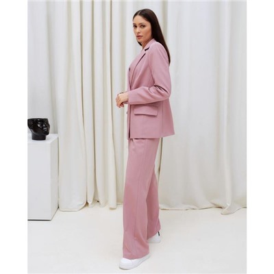Пиджак женский двубортный MIST, размер 50, розовый